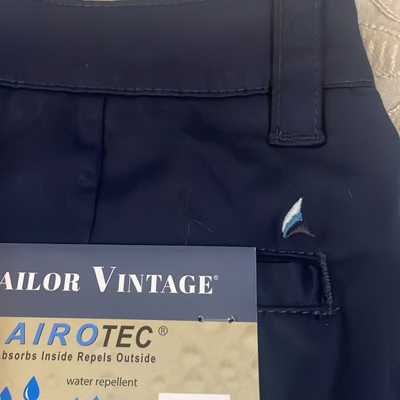 Tailor Vintage Men’s SZ 38 Luxe-performance Navy Blue 4 Pocket Shorts NWT - Picture 9 of 16